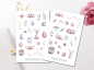 Preview: Ostern Pastell Sticker Set